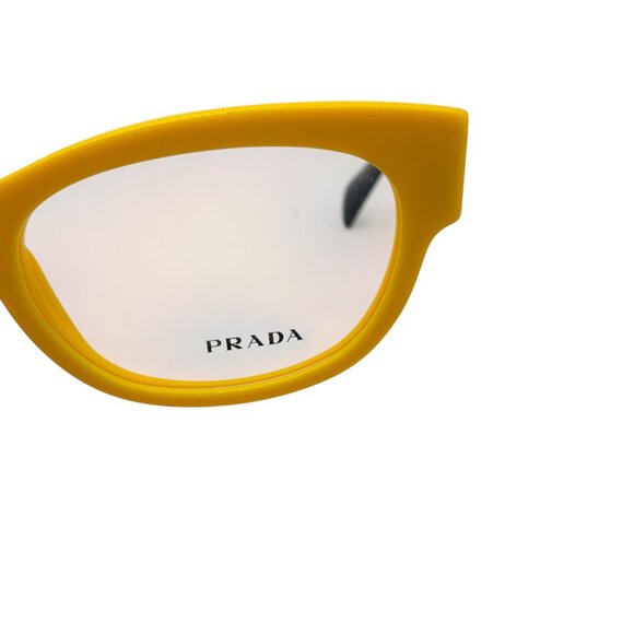 Prada Yellow / Black Plastic Frame Optical RX Eyeglasses - Picture 7 of 10